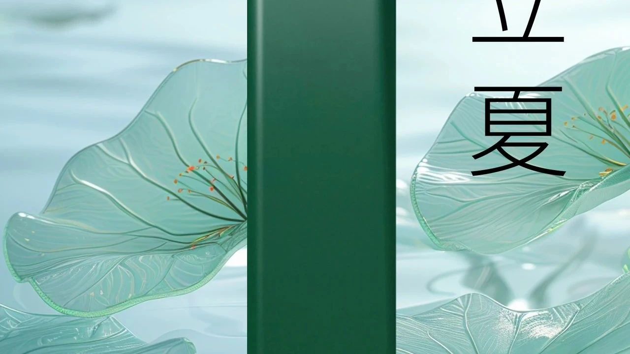 荷尖凝露，立夏知时