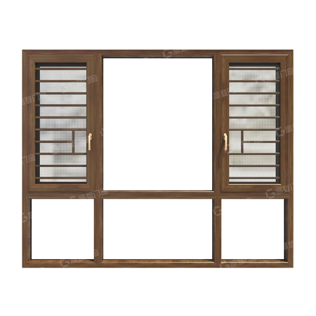 GP120B隔热外开窗纱一体